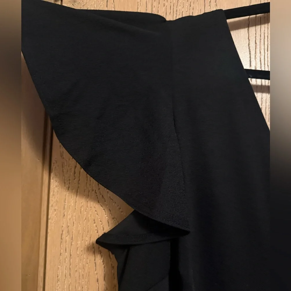 Birdy Grey Black V-Neck Hannah Dress, crepe black - Picture 5 of 6